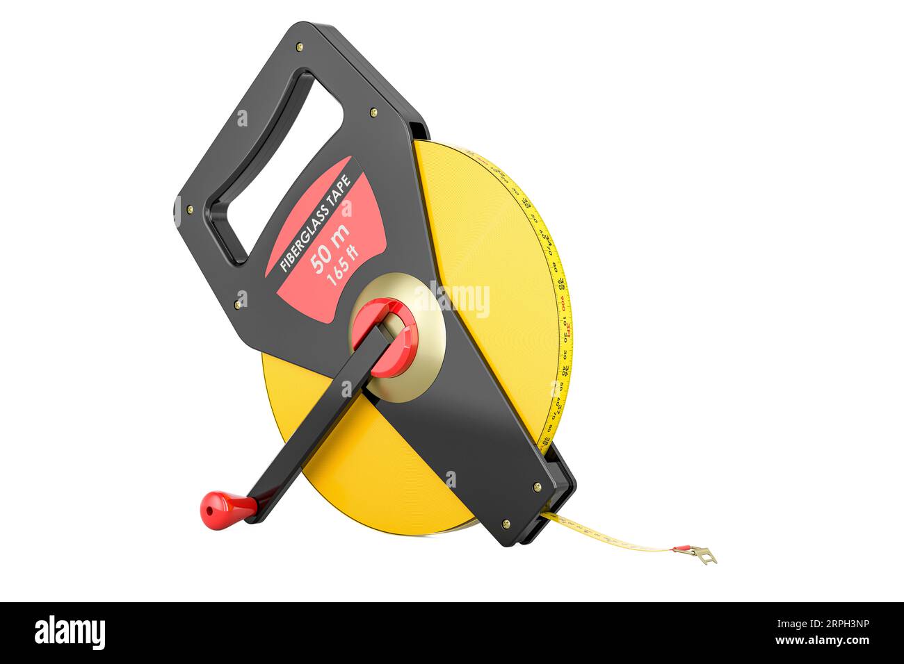 Fiberglass Measuring Tapes 10–100 m – Non-Conductive Open-Reel Tapes for Electrical, Landscaping and Survey Work, Dual-Scale Durable Fibreglass Blade